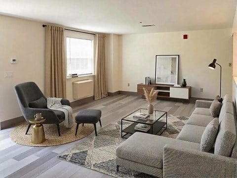 Floor plan for studio, 952 sqft